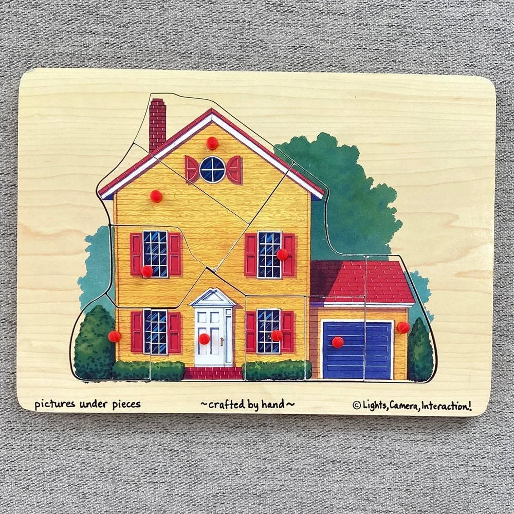 Two Toddler Wooden Puzzles